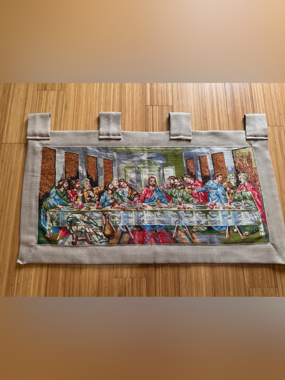 The last Supper Needle Point